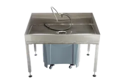 Edelstahlbecken Tragkraft 500 kg