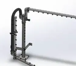 Düsenstock höhenverstellbar je Düsensystem