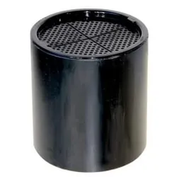 Bouchon de trop-plein, unité de filtration incluse