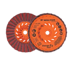 2in1 Finishing Fächerscheibe mit Spin-on