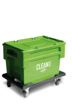 Clean Box avec couvercle, panier plongeant