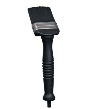 Pinceaux - Pinceau de lavage large, coudé.