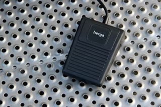 Fussschalter zum Drehen des Korbes